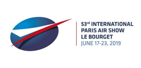 Paris Air Show Logo where GlobalReach Demonstrates InFlight Wi-Fi.